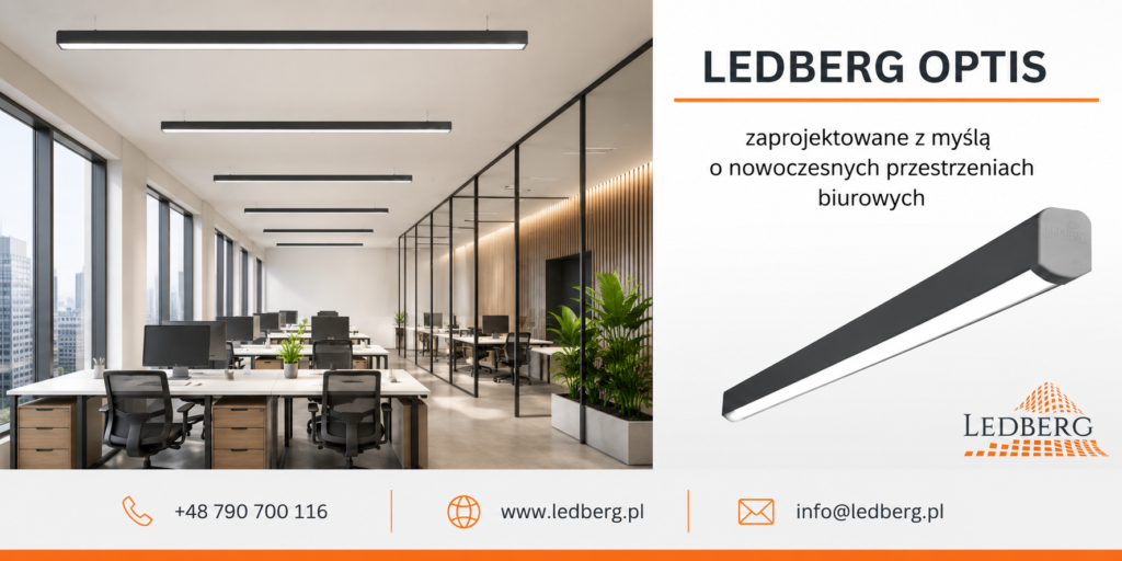 LDBERG OPTIS do oświetlenia biura