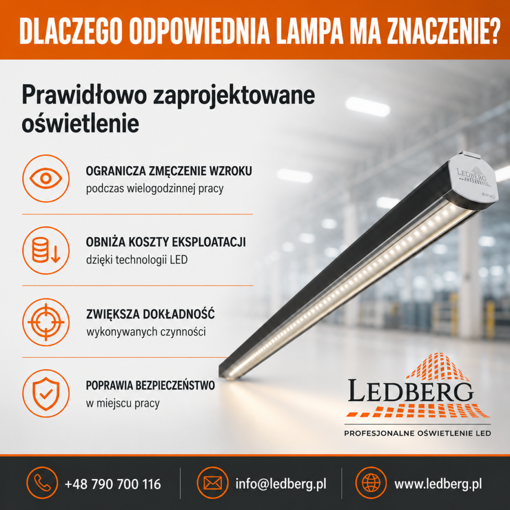 Oświetlenie stanowiska pracy