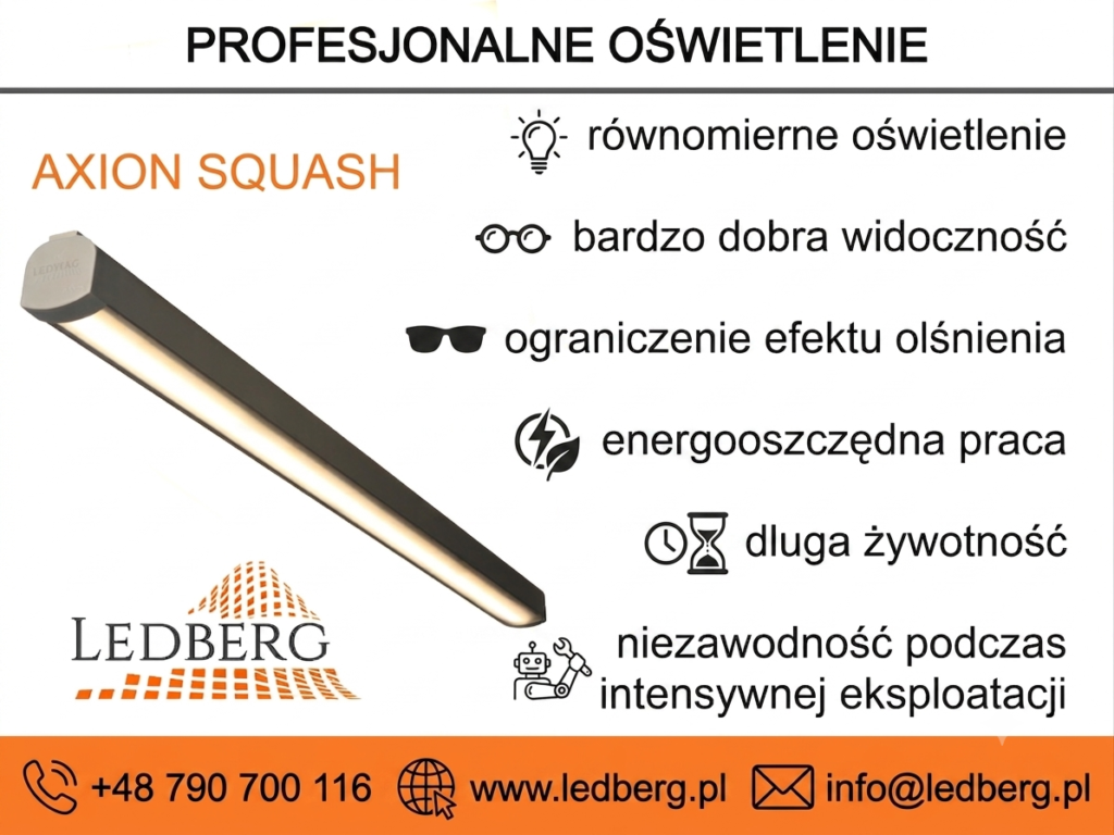 AXION SQUASH oświetlenie led