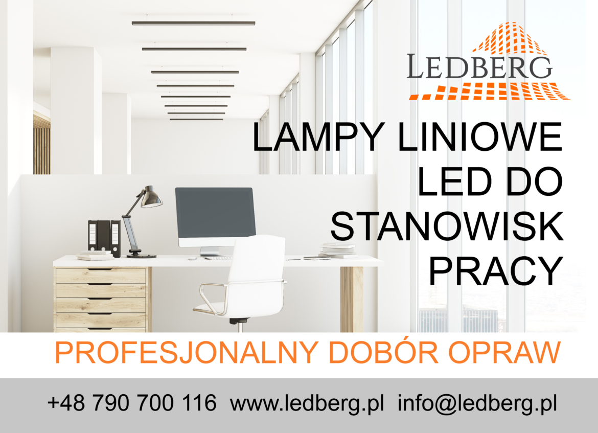 Liniowe lampy LED