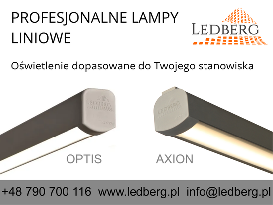 PROFESJONALNE LAMPY LINIOWE