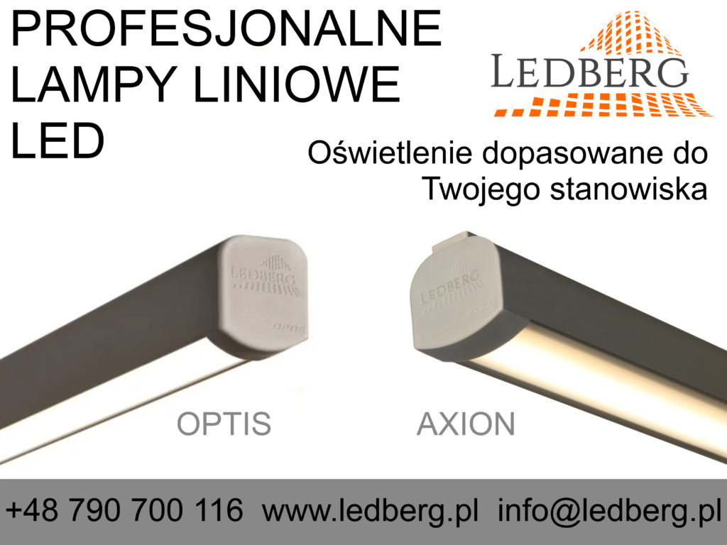 PROFESJONALNE LAMPY LINIOWE