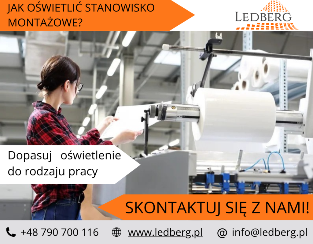 PROFESJONALNE OŚWIETLENIE HALI PRODUKCYJNEJ