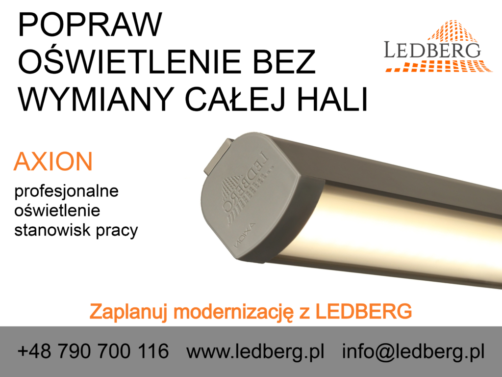 Popraw oświetlenie bez wymiany całej hali