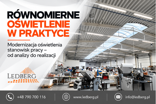 Równomierne oświetlenie w praktyce