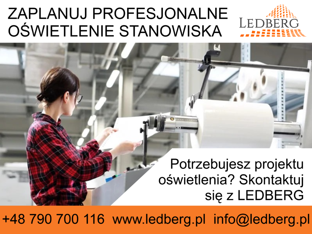 ZAPLANUJ PROFESJONALNE OŚWIETLENIE STANOWISKA