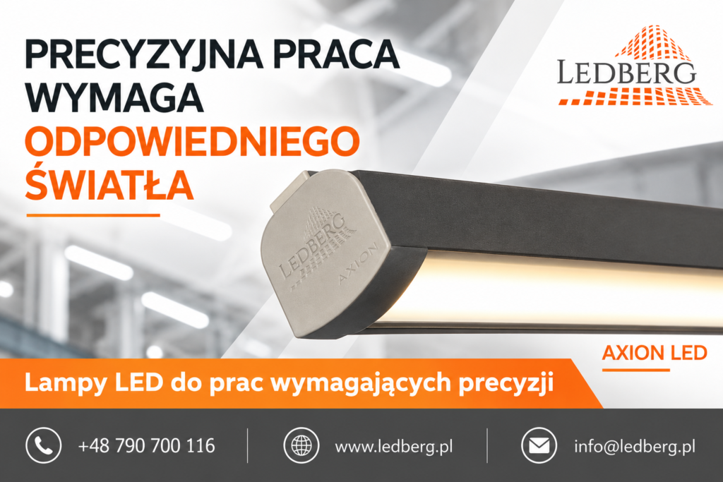 precyzyjna praca wymaga odpowiedniego oświetlenia