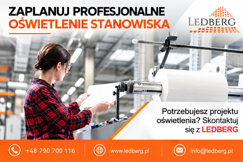 zaplanuj profesjonalne oświetlenie stanowiska