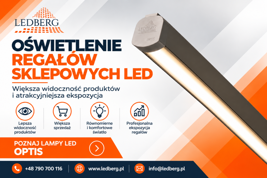 oświetlenie sklepów lampy OPTIS LED